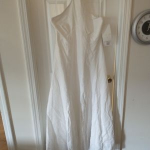 Crisscross halter dress